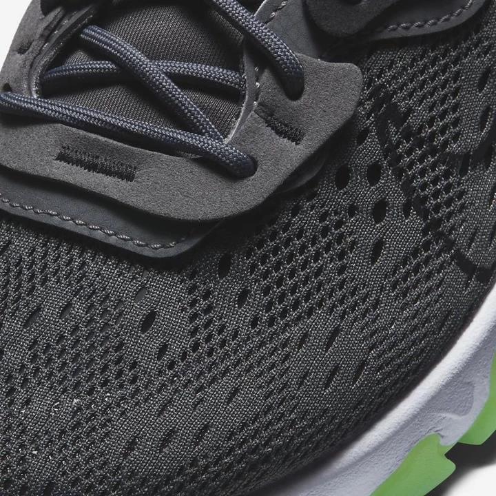 Nike React Vision Spor Ayakkabı Erkek Gri Beyaz Yeşil Siyah | TR4257199