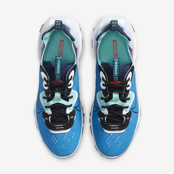 Nike React Vision Spor Ayakkabı Erkek Mavi Lacivert Yeşil Siyah | TR4259146