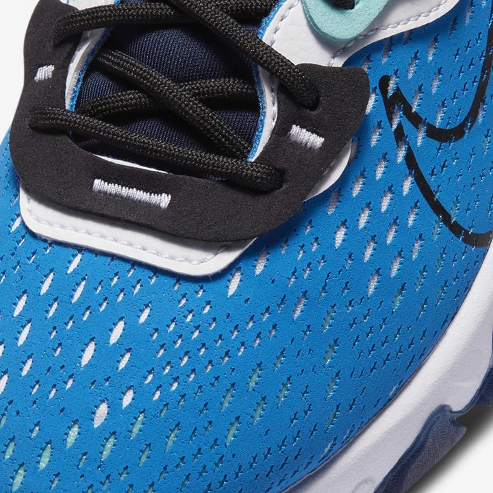 Nike React Vision Spor Ayakkabı Erkek Mavi Lacivert Yeşil Siyah | TR4259146