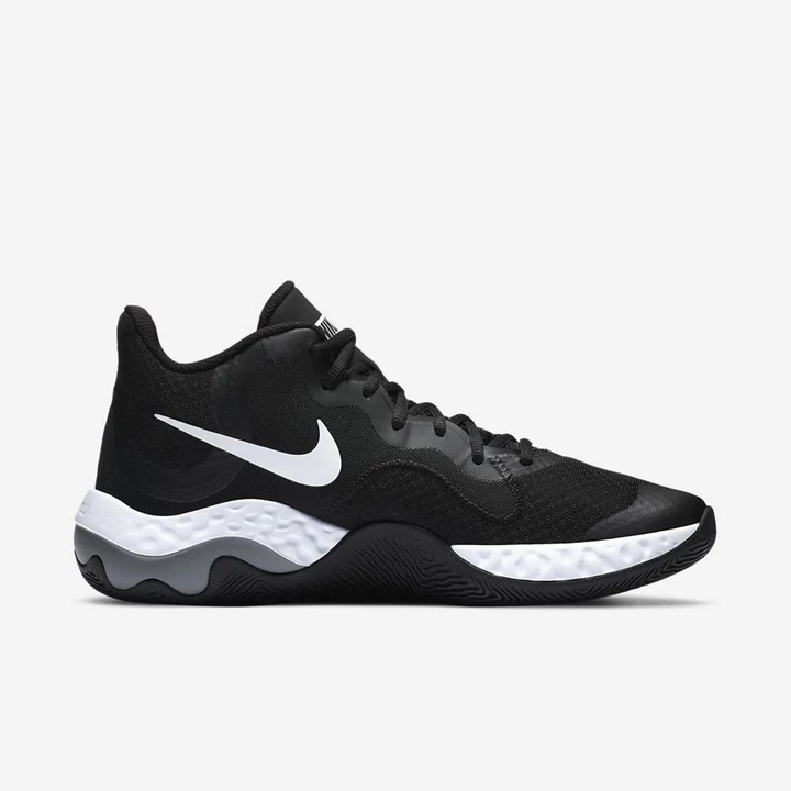 Nike Renew Elevate Basketbol Ayakkabısı Kadın Siyah Gri Beyaz | TR4256594
