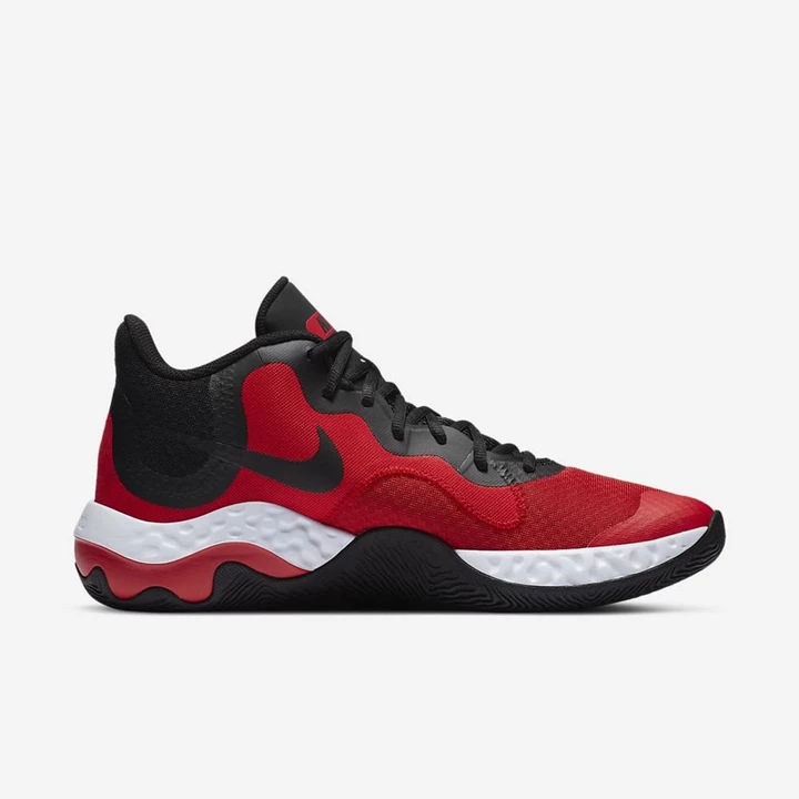 Nike Renew Elevate Basketbol Ayakkabısı Kadın Kırmızı Beyaz Siyah | TR4258946