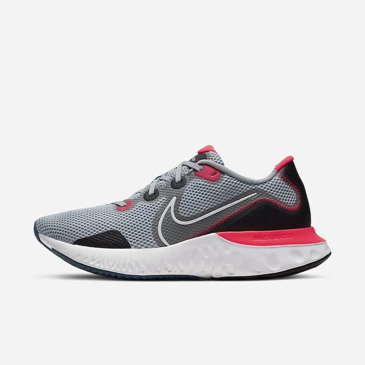 Nike Renew Run Koşu Ayakkabısı Erkek Obsidian Beyaz Siyah Kırmızı Beyaz | TR4256366