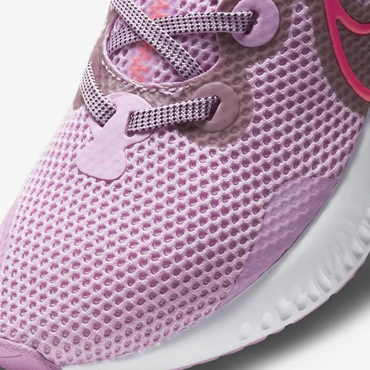Nike Renew Run Koşu Ayakkabısı Kadın Pembe Siyah Kırmızı | TR4258119
