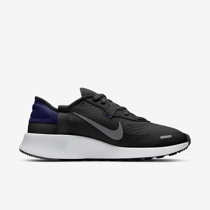 Nike Reposto Spor Ayakkabı Erkek Siyah Mavi Gri | TR4257930