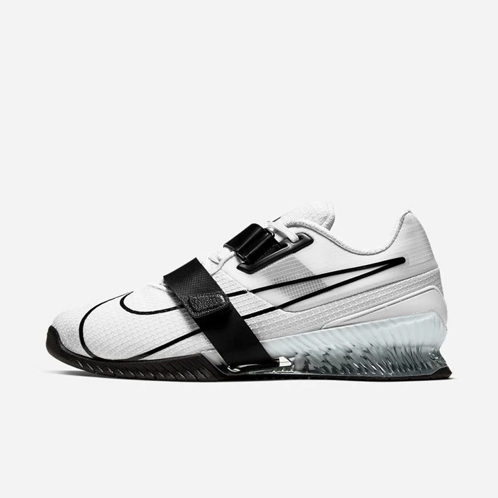 Nike Romaleos 4 Halter Ayakkabısı Kadın Beyaz Beyaz Siyah | TR4256359