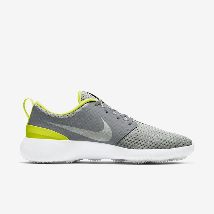 Nike Roshe G Golf Ayakkabısı Erkek Gri Beyaz Limon Gri | TR4259016
