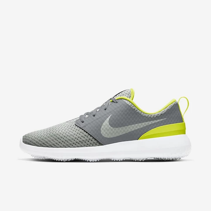 Nike Roshe G Golf Ayakkabısı Erkek Gri Beyaz Limon Gri | TR4259016