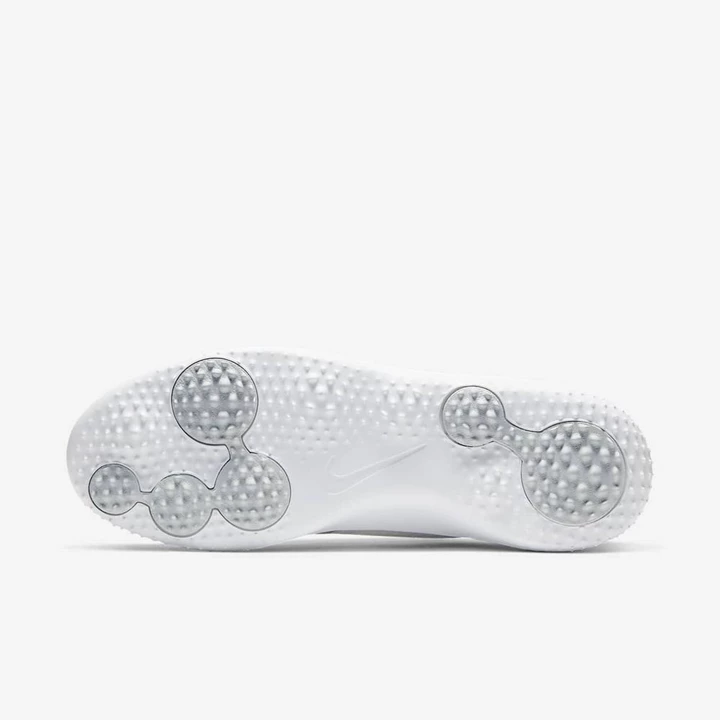 Nike Roshe G Golf Ayakkabısı Erkek Platini Beyaz Metal Beyaz | TR4258263