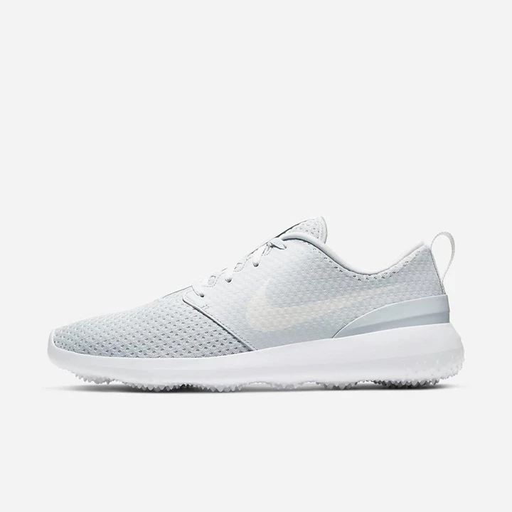 Nike Roshe G Golf Ayakkabısı Erkek Platini Beyaz Metal Beyaz | TR4258263