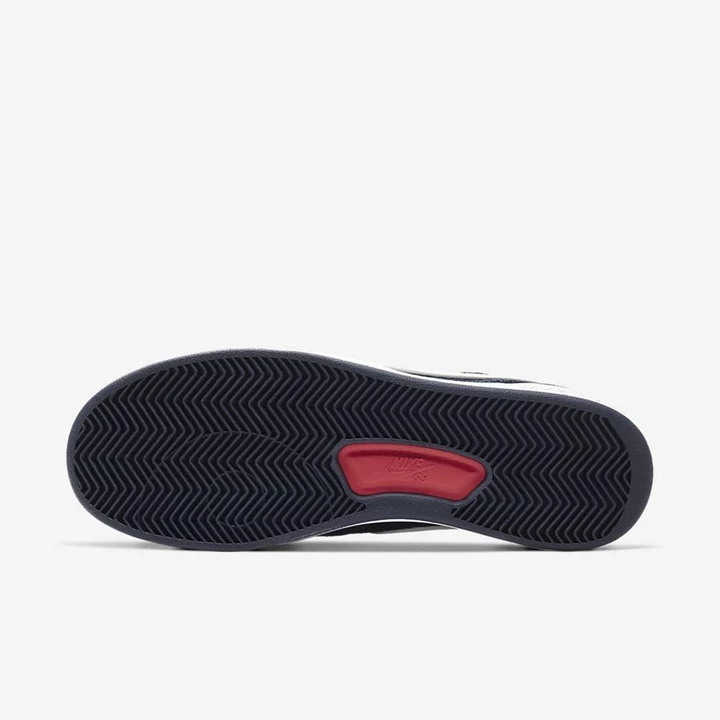 Nike SB Adversary Kaykay Ayakkabısı Erkek Lacivert Lacivert Kırmızı Beyaz | TR4256563