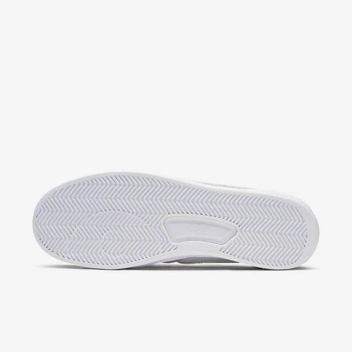 Nike SB Adversary Kaykay Ayakkabısı Erkek Beyaz Beyaz Beyaz Koyu Yeşil | TR4258626