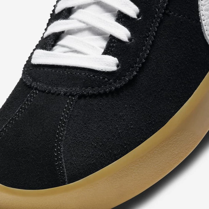 Nike SB Bruin React Kaykay Ayakkabısı Kadın Siyah Siyah Açık Kahverengi Beyaz | TR4256721