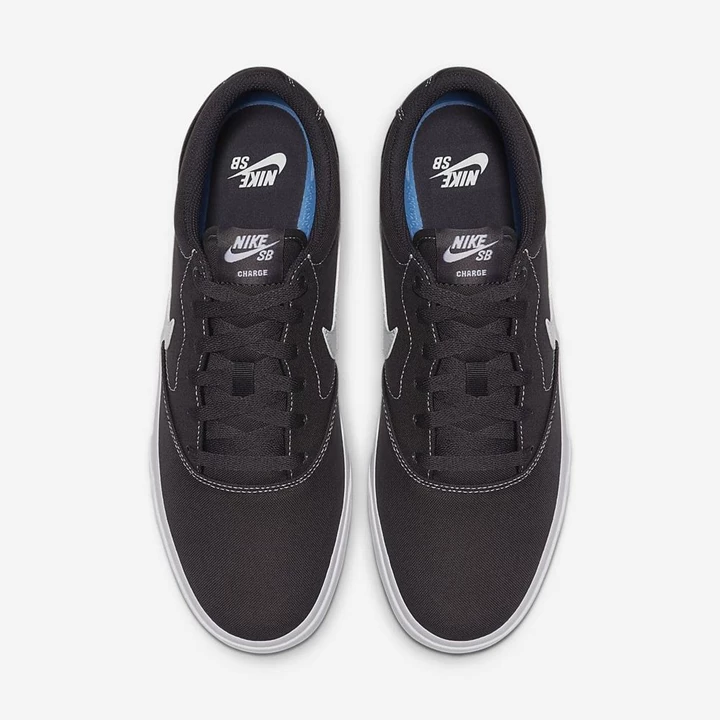 Nike SB Charge Kaykay Ayakkabısı Erkek Gri Gri Açık Kahverengi Beyaz | TR4258860