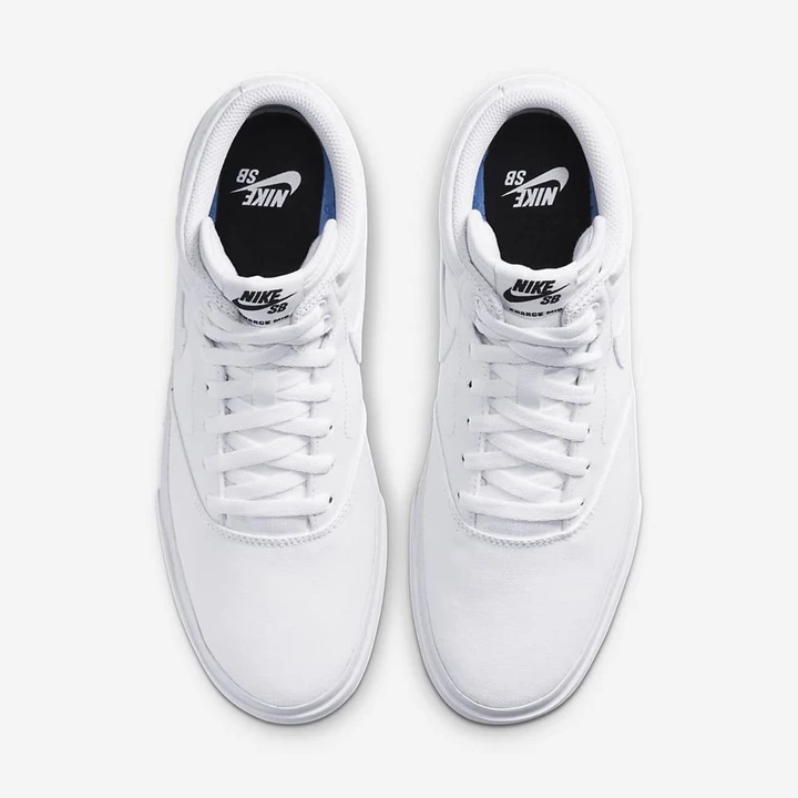 Nike SB Charge Kaykay Ayakkabısı Kadın Beyaz Beyaz Beyaz Beyaz | TR4257669