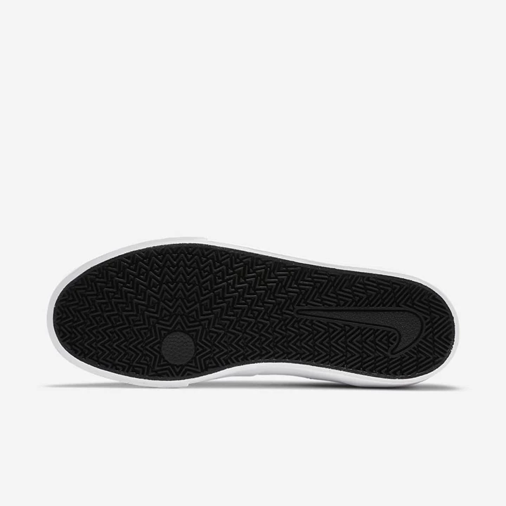 Nike SB Charge Kaykay Ayakkabısı Kadın Siyah Siyah Beyaz | TR4256789