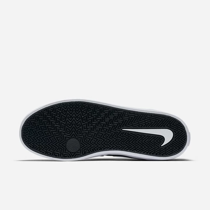 Nike SB Chron Solarsoft Kaykay Ayakkabısı Kadın Siyah Platini Beyaz | TR4256711