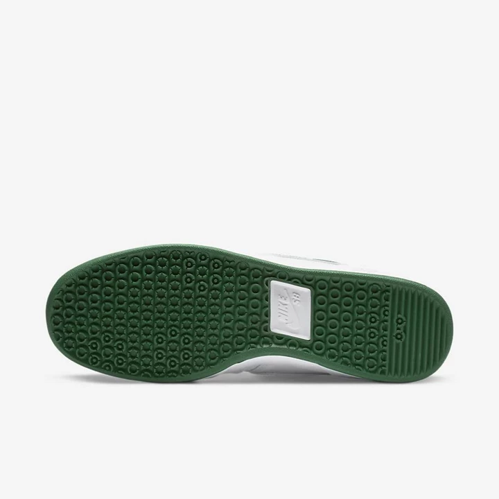 Nike SB GTS Return Kaykay Ayakkabısı Erkek Beyaz Beyaz Beyaz Koyu Yeşil | TR4256904