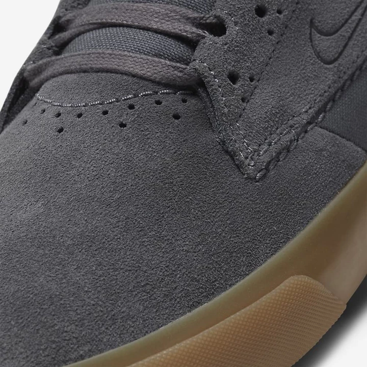 Nike SB Shane Kaykay Ayakkabısı Erkek Koyu Gri Koyu Gri Açık Kahverengi Siyah | TR4257876