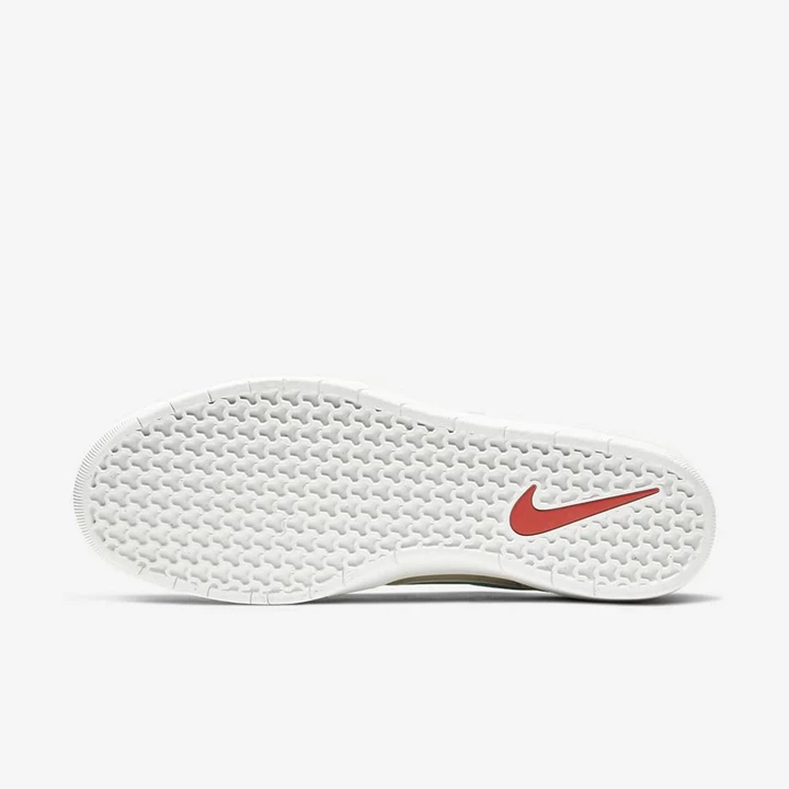 Nike SB Team Klasik Kaykay Ayakkabısı Erkek Açık Krema Turuncu Kırmızı | TR4258423
