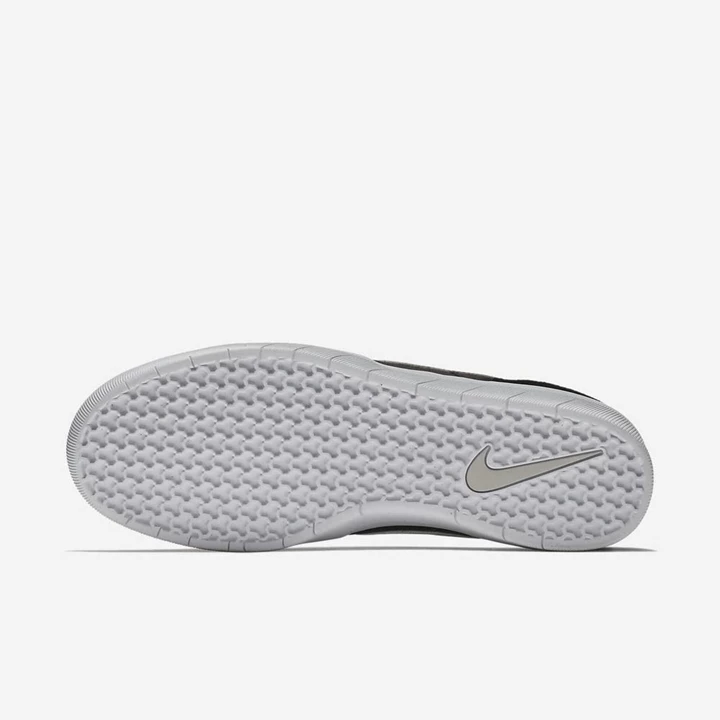 Nike SB Team Klasik Kaykay Ayakkabısı Kadın Siyah Beyaz Açık Bej Rengi | TR4256725