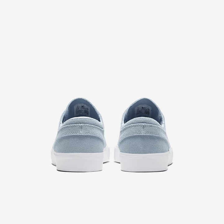 Nike SB Zoom Stefan Janoski Kaykay Ayakkabısı Erkek Açık Mavi Beyaz Açık Kahverengi Mor | TR4256365