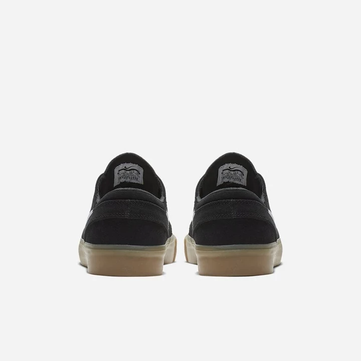 Nike SB Zoom Stefan Janoski Kaykay Ayakkabısı Kadın Siyah Siyah Açık Kahverengi Beyaz | TR4256556