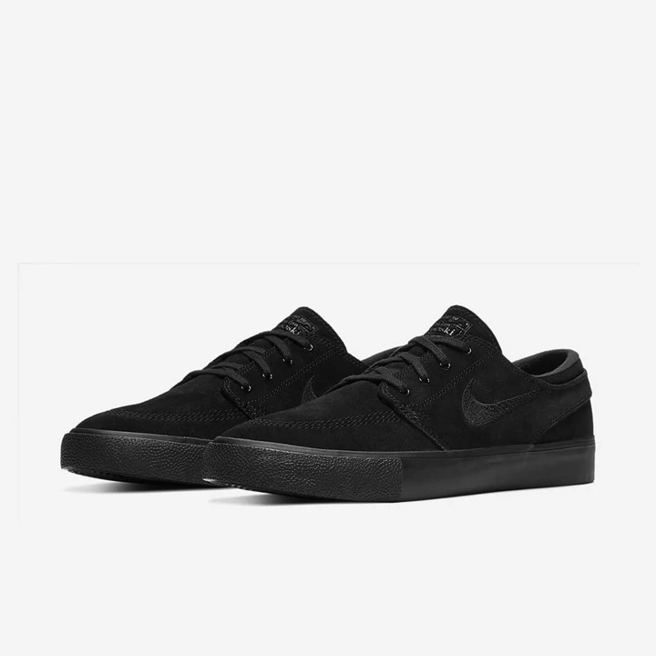Nike SB Zoom Stefan Janoski Kaykay Ayakkabısı Kadın Siyah Siyah Siyah Siyah | TR4257993