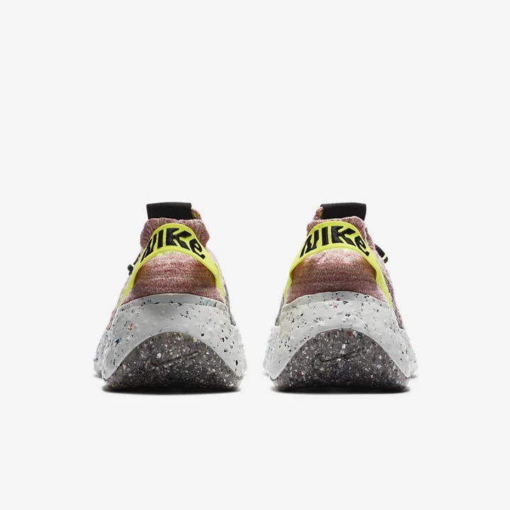 Nike Space Hippie 04 Spor Ayakkabı Kadın Limon Açık Pembe Siyah | TR4257805