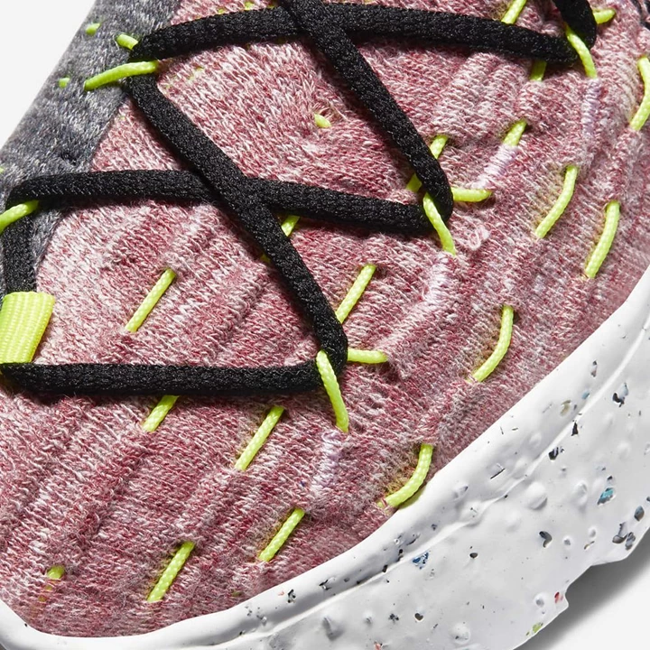 Nike Space Hippie 04 Spor Ayakkabı Kadın Limon Açık Pembe Siyah | TR4257805