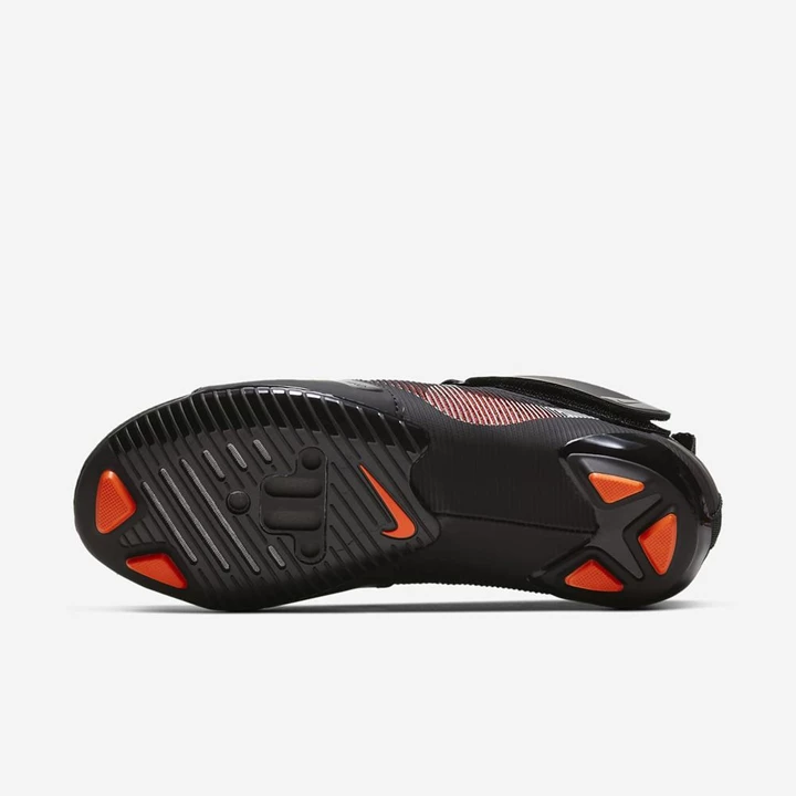 Nike SuperRep Bisiklet Ayakkabısı Kadın Siyah Kırmızı Metal Gümüş | TR4257437