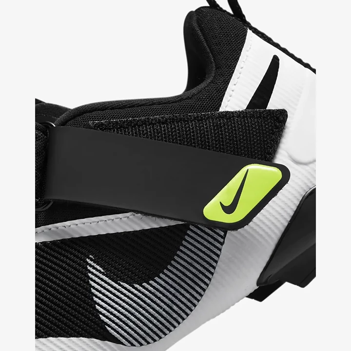 Nike SuperRep Cycle Bisiklet Ayakkabısı Erkek Siyah Turuncu Beyaz | TR4257239