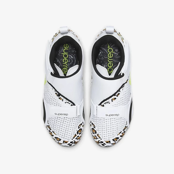 Nike SuperRep Cycle Bisiklet Ayakkabısı Kadın Beyaz Siyah | TR4258127
