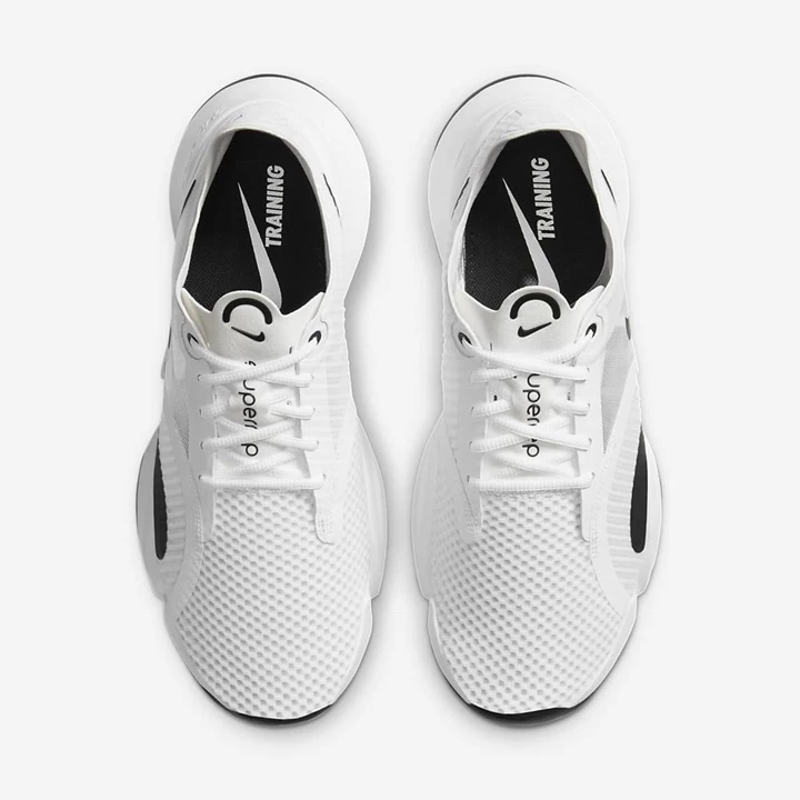 Nike SuperRep Spor Ayakkabı Erkek Beyaz Siyah | TR4256788