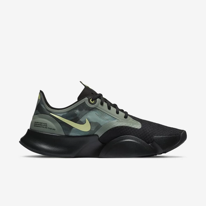 Nike SuperRep Spor Ayakkabı Erkek Siyah Zeytin Yeşili Kahverengi Siyah | TR4258472