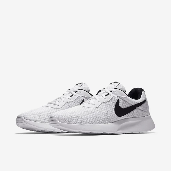 Nike Tanjun Spor Ayakkabı Erkek Beyaz Siyah | TR4257563
