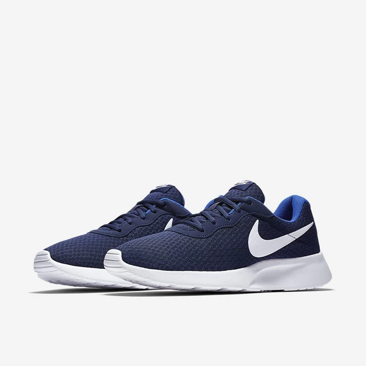 Nike Tanjun Spor Ayakkabı Erkek Lacivert Kraliyet Mavisi Beyaz | TR4258726
