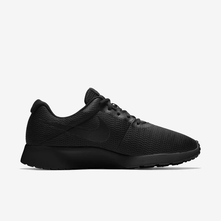 Nike Tanjun Spor Ayakkabı Erkek Siyah Siyah Koyu Gri | TR4259128