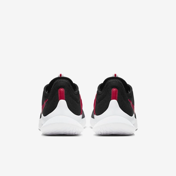 Nike Viale Tech Racer Spor Ayakkabı Erkek Siyah Beyaz Kırmızı | TR4256578