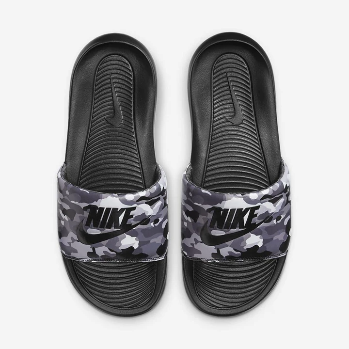 Nike Victori One Terlik Erkek Siyah Gri Gri Siyah | TR4257389