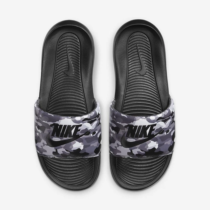 Nike Victori One Terlik Erkek Siyah Gri Gri Siyah | TR4257870