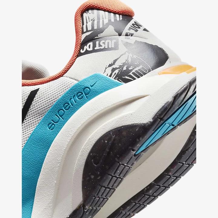 Nike ZoomX SuperRep Surge Spor Ayakkabı Erkek Açık Beyaz Kahverengi | TR4259007
