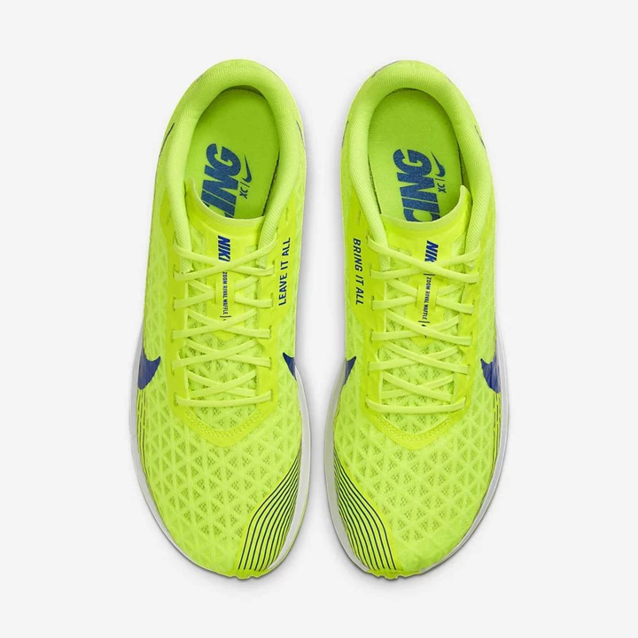Nike Zoom Rival Waffle Yarış Ayakkabısı Kadın Beyaz Mavi | TR4256557