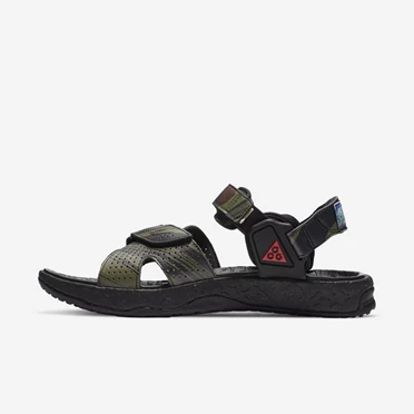 Nike ACG Deschutz Sandalet Erkek Siyah Haki Siyah | TR4258242