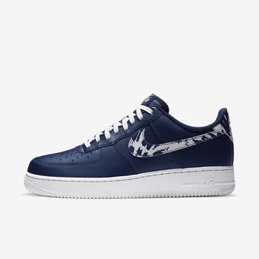 Nike Air Force 1 \'07 Spor Ayakkabı Erkek Mavi Beyaz | TR4257522