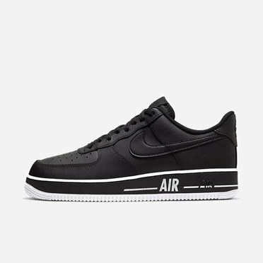 Nike Air Force 1 \'07 Spor Ayakkabı Erkek Siyah Beyaz Siyah | TR4258761