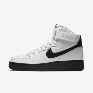 Nike Air Force 1 Spor Ayakkabı Erkek Beyaz Siyah | TR4256335