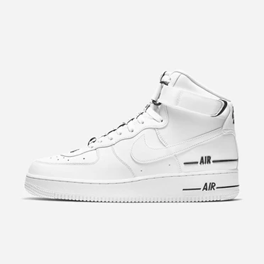 Nike Air Force 1 Spor Ayakkabı Erkek Beyaz Siyah Beyaz | TR4256867