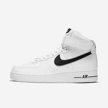 Nike Air Force 1 Spor Ayakkabı Erkek Beyaz Siyah | TR4257296
