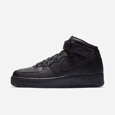 Nike Air Force 1 Spor Ayakkabı Erkek Siyah Siyah Siyah | TR4256756