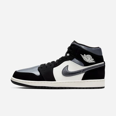 Nike Air Jordan 1 Jordans Erkek Siyah Gri | TR4258470